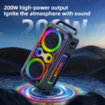 200W portable speaker and subwoofer, 7.1.2 channel audio system – Bild 6